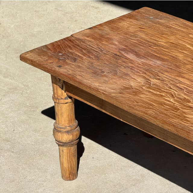 Vintage Coffee Table in Indonesian Brown Teak, 1980s For Sale - Image 17 of 18
