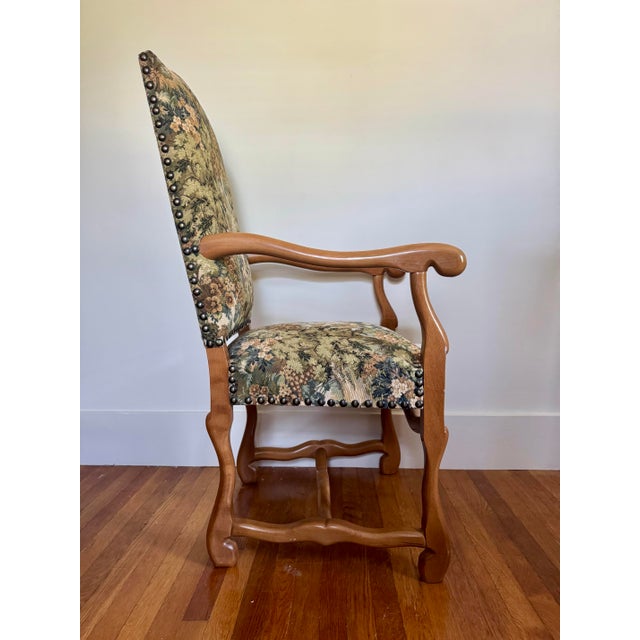 Wood Late 20th Century Os De Mouton Dining Chairs Set of 6 For Sale - Image 7 of 12
