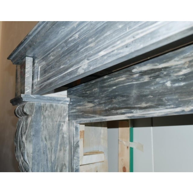 Frame Fireplace in Gray Marble from Befos For Sale - Image 13 of 16
