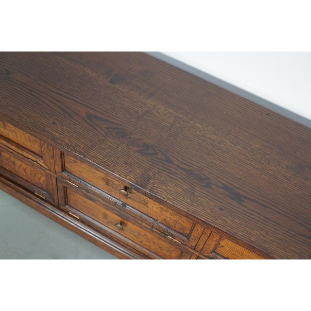 Wood Early 20th Century French Oak Apothecary Cabinet Folding Doors For Sale - Image 7 of 17