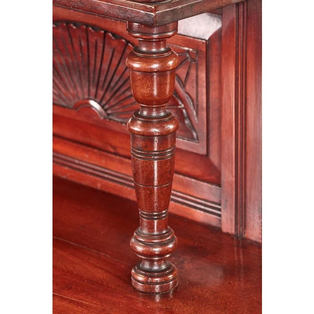 Antique Victorian Carved Walnut Mirror Back Sideboard For Sale - Image 13 of 18