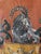Hand Painted Oil on Wood Memento Mori Coat of Arms Heraldry Wall Plaque For Sale In Palm Springs - Image 6 of 12