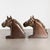 Mid-Century Modern Mid-Century Philadelphia Manufacturing Co. Brass Horse Bookends c.1950 For Sale - Image 3 of 5