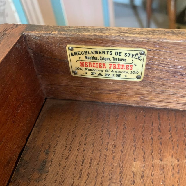 Tall French Transitional Louis XV Style Narrow Cabinet For Sale - Image 11 of 12