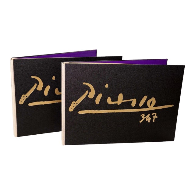 Pablo Picasso 347 Series Volume I & II Books in Clamshell Box 1970 1st Edition For Sale