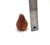 1970s Murano Glass Brown and Gold Speckled Miniature Pear For Sale - Image 6 of 6