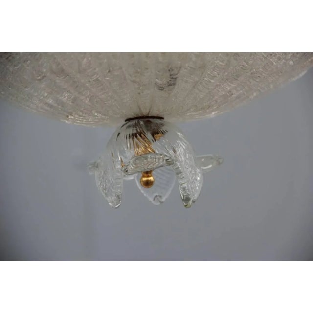 Italian Murano Glass Chandelier, 1970s For Sale - Image 3 of 11