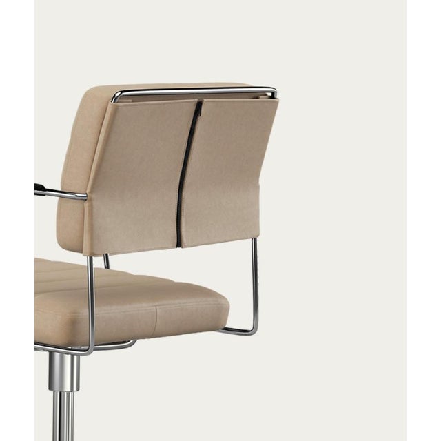 Textile Time Chair in Chrome and Lime by Henrik Tengler for OneCollection For Sale - Image 7 of 13