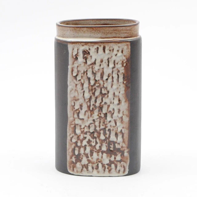 Brown Ceramic Vase by Jitka Forejtova, 1970s For Sale - Image 8 of 8