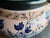 Antique English Staffordshire Style Flow Blue & Blush Biscuit Barrel, C. 1890 For Sale - Image 11 of 11