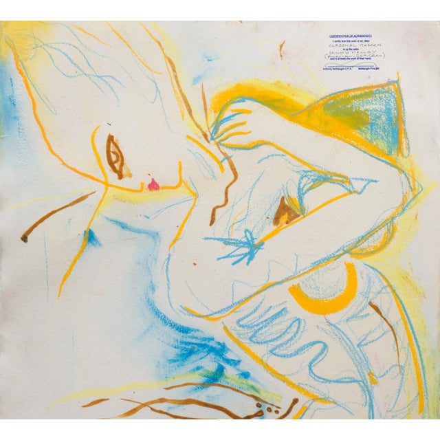 Paper 'Classical Modern' by Dawn O'Malley, Stylized Figural by Woman Artist For Sale - Image 7 of 8