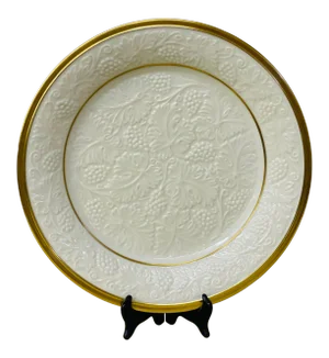 Vintage Lenox 24k Gold Embossed Porcelain Platter