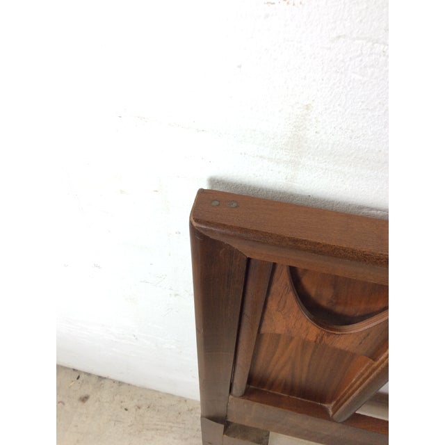 This mid century modern twin sized headboard from Perspecta by Kent Coffey features hardwood construction, beautiful...
