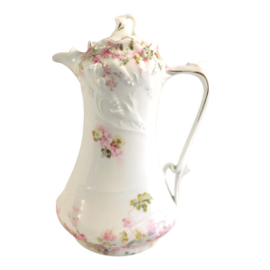 1920s Thun Pink Floral Chocolate Pot