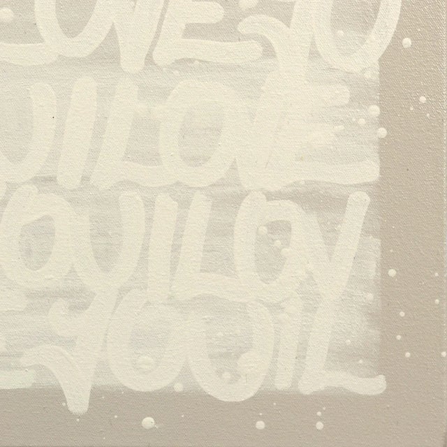 2020s Today Is the Day to Say I Love You - Abstract Mixed Media Graffiti Inspired Original Artwork by Amber Goldhammer For Sale - Image 5 of 9