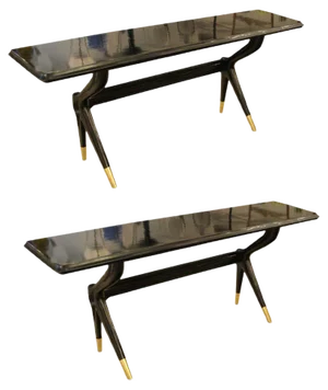 Console Tables Attributed to Ico Parisi, 1960s, Set of 2