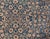 Persian 1920s Persian Kirman Indigo Blue, Beige and Brown Handwoven Wool Runner For Sale - Image 3 of 8