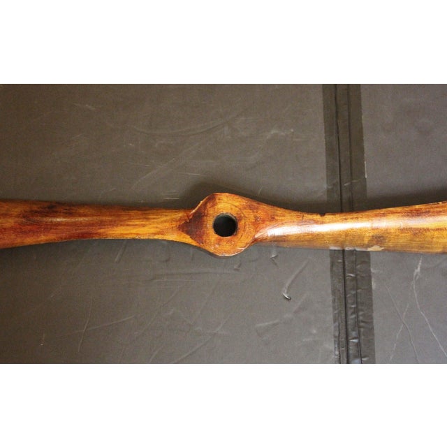 Early 20th Century Circa 1920s-1930s Anglo-American Prop Airplane Propeller For Sale - Image 5 of 7