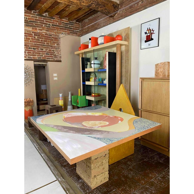 Wood Leonardo Table by Mascia Meccani for Meccani Design For Sale - Image 7 of 9