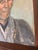 1940s Vintage Portrait of a Man | Original Oil Painting on Swedish Board | Winsor & Newton, New York Provenance | C. 1950s | 18” X 14” Framed For Sale - Image 5 of 7