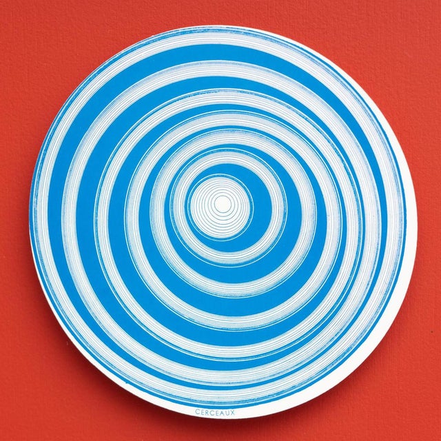 Marcel Duchamp, Cerceaux Rotorelief Konig Series 133, 1987, Paper For Sale - Image 4 of 15