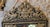 Louis XIV Style Mirror with Blackened Wood and Repoussé Gilt Metal Panels, 1870s For Sale - Image 4 of 12