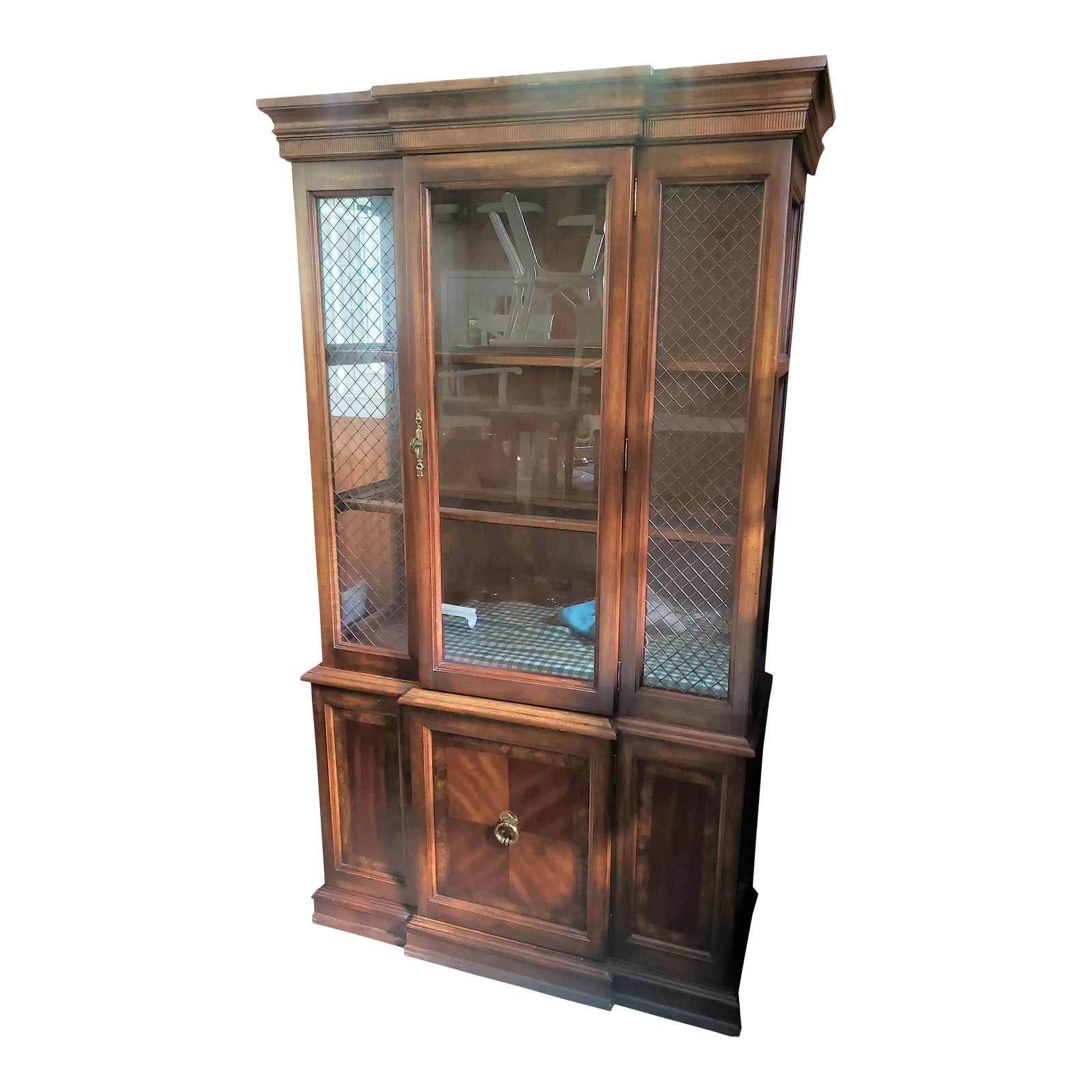 Late 20th Century Solid Wood Dining Room China Hutch Chairish