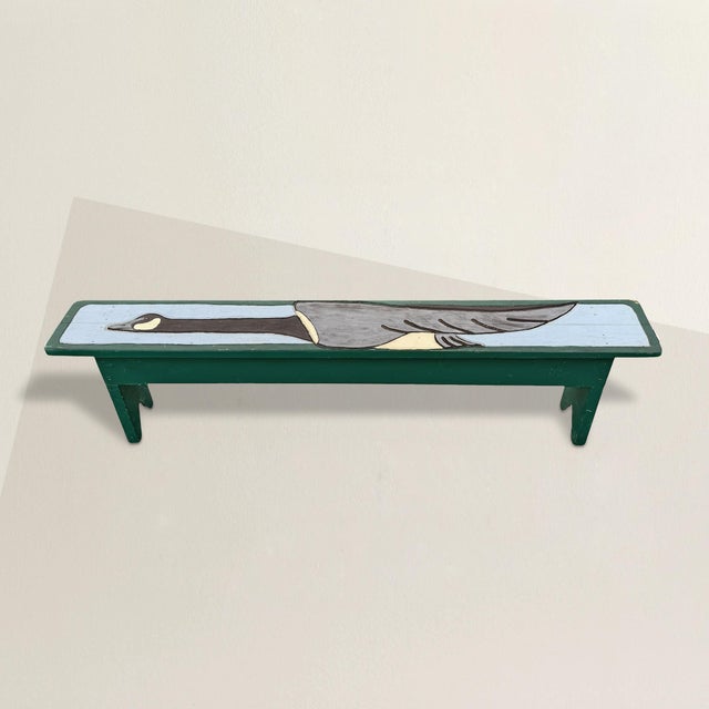 We found this bench in central Wisconsin, on Lake Winnebago, at a house perched at the water's edge—one of those places...