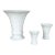 Porcelain Op Art Vase Vase from Fürstenberg Ceramics, Germany, 1970s, Set of 3 For Sale