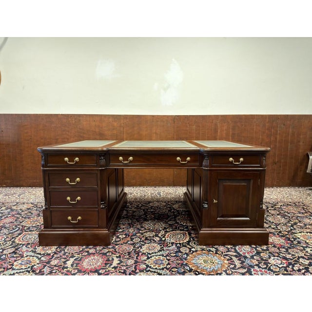 Vintage English Desk in Teak For Sale - Image 3 of 18