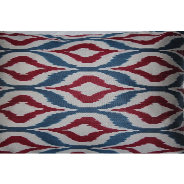 Ikat Silk pillow are a great addition to upholstered furniture. Pillows can decorate the interior, highlight the style,...