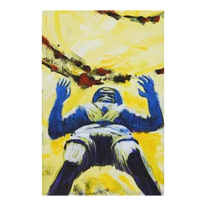Small Jack Gaughan Science Fiction Cover Art Painting