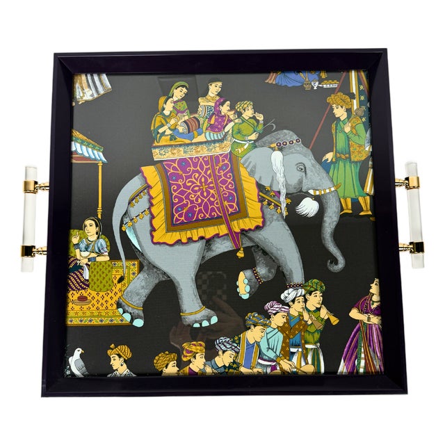 Custom Tray Manuel Canovas Indian Celebration For Sale