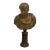 Antique Bronze Bust of the Roman Emperor Tiberius For Sale