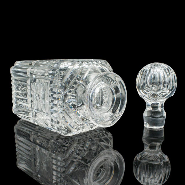 Transparent 1910's Antique Decanter Service For Sale - Image 8 of 12