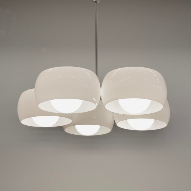 1960s Pentaclinio Ceiling Lamp by Vico Magistretti for Artemide, 1961 For Sale - Image 5 of 10