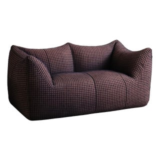 Le Bambole Sofa in Buffalo Leather by Mario Bellini for B&B Italia, 1970s For Sale