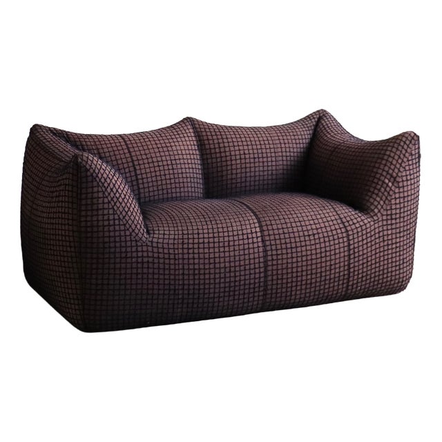 Le Bambole Sofa in Buffalo Leather by Mario Bellini for B&B Italia, 1970s For Sale