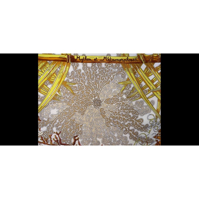 Contemporary Hermès Mythes Et Métamorphoses Foulard En Soie 2014 For Sale - Image 3 of 8