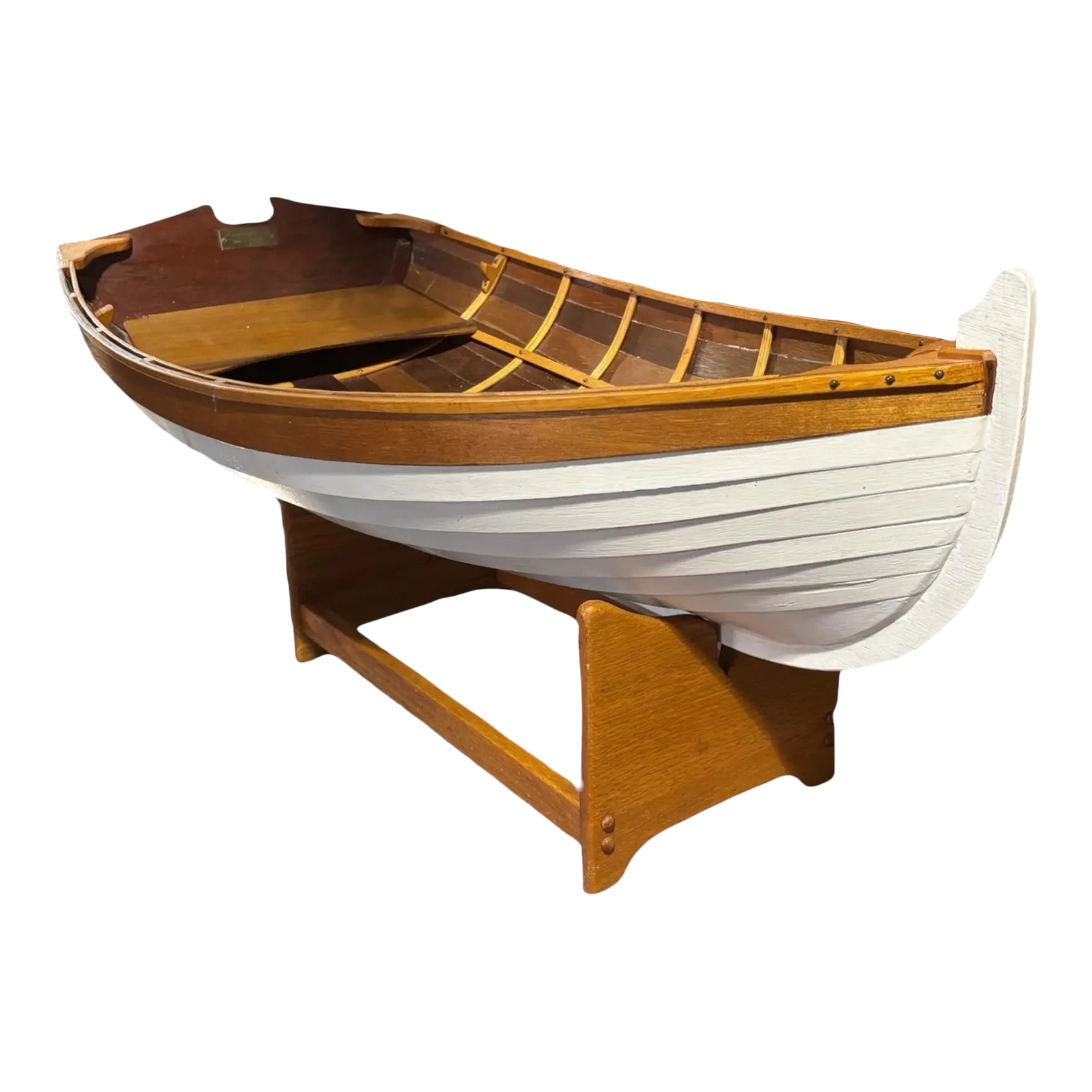 Late 20th Century Hand Made Row Boat Coffee Table | Chairish