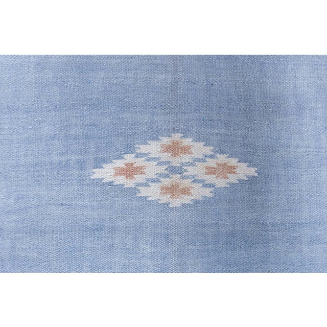 Doris Leslie Blau Mid-Century Indian Dhurrie Classic Taupe Flatweave Cotton Rug For Sale - Image 4 of 7