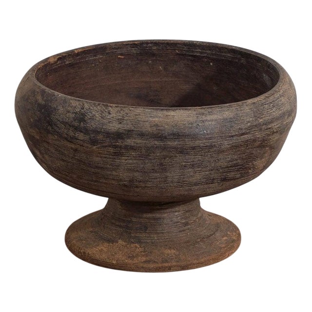 Antique Chinese Wooden Bowl For Sale