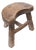 Chinese Petite Quarter Moon Stool, C. 1850 For Sale