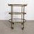 Vintage Brass and Glass Three-Tier Serving Trolley, 1950s For Sale - Image 9 of 9