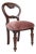 Antique Salesman Sample Victorian Upholstered Ballon-Back Side Chair For Sale