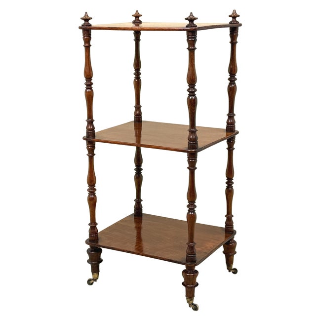 Small 19th Century Rosewood Whatnot, 1840 For Sale - Image 11 of 11