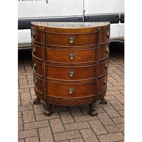 Chest of Drawers with Sunburst Inlaid Top For Sale - Image 13 of 18
