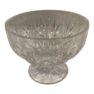 Crystal Centerpiece Pedestal Bowl For Sale