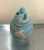 Asian Asian Style Saltware Pottery Blue Floral Urn For Sale - Image 3 of 5