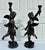 Vintage (1970's) Pair of Candle Holders have a Neo-Classic Style. Made of Bronze. Heavy. Cherub Details. The Measurements:...